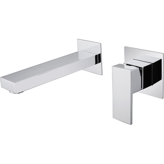 Смеситель для раковины настенный Abber Daheim AF8212 (со скрытой частью), Цвет производителя: хром - фото 