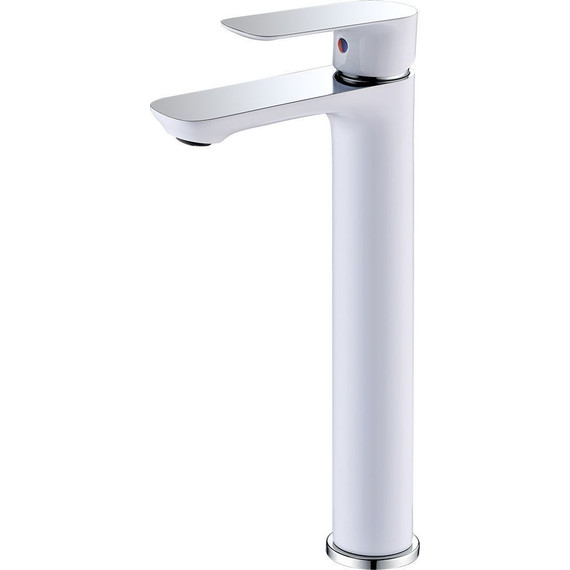 Смеситель для раковины высокий Abber Weiss Insel AF8011W, белый/хром, Цвет производителя: белый - фото 