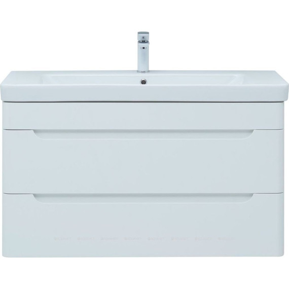 Тумба подвесная с раковиной Aquanet София 105 см 274116, белый - фото 4