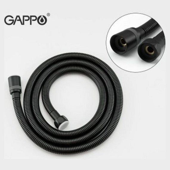 Душевой шланг Gappo 1500 мм G45-3, чёрный - фото 2