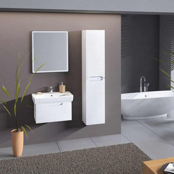 Тумба подвесная с раковиной Dreja Tiny 60 см 99.0902 - фото 5