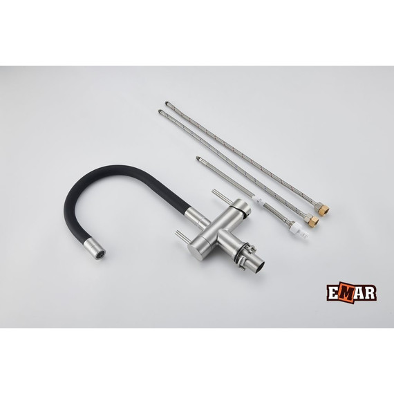 Смеситель для кухни Emar ЕС - 3015 Satin, Цвет производителя: satin - фото 20