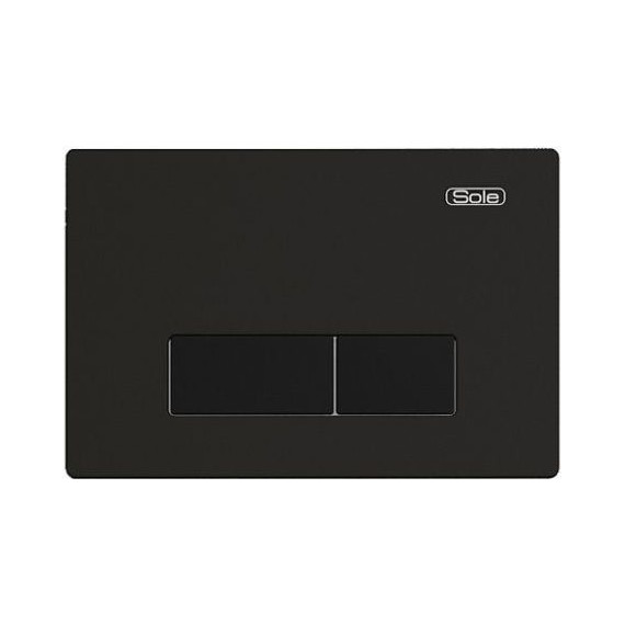 Кнопка смыва Sole 097H black - фото 