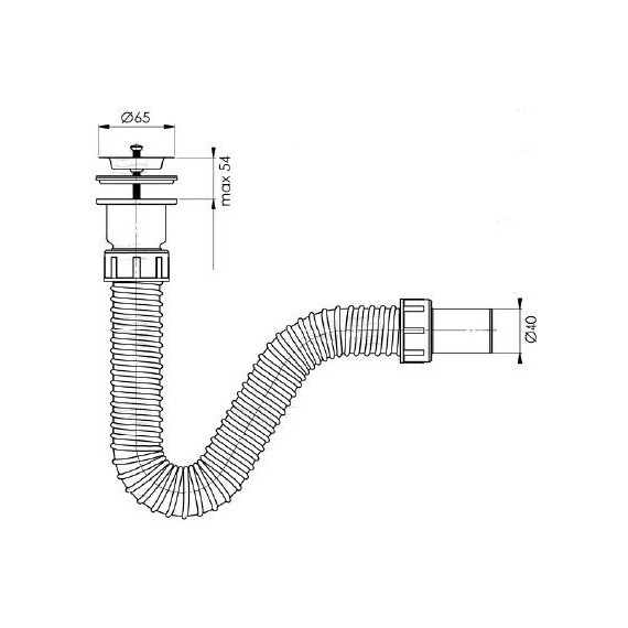 Сифон для умывальника Pestan Bettoserb 125312 - фото 2