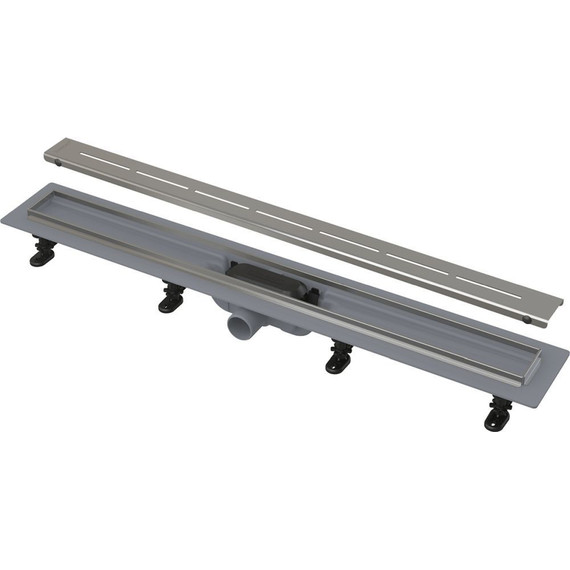 Трап AlcaPlast 75 см APZ18-750M, хром матовый, Цвет производителя: хром матовый, Размер трапа: 750 - фото 