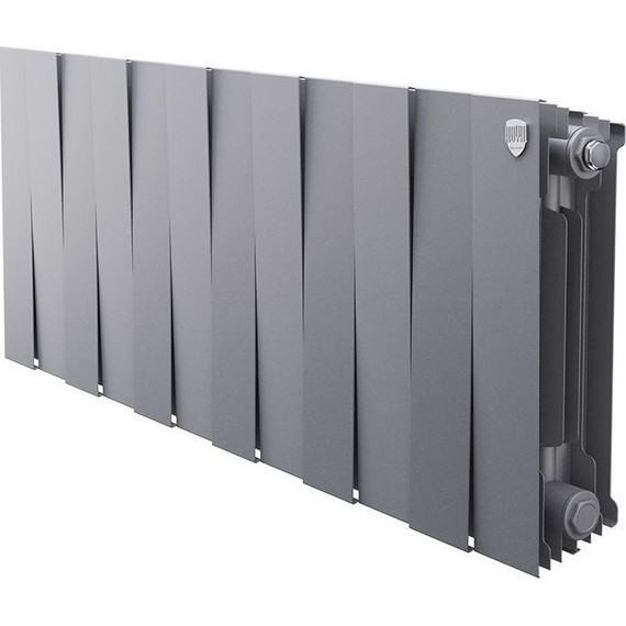 Радиатор Royal Thermo Piano Forte 350 Silver Satin 960х380 мм (12 секций) - фото 