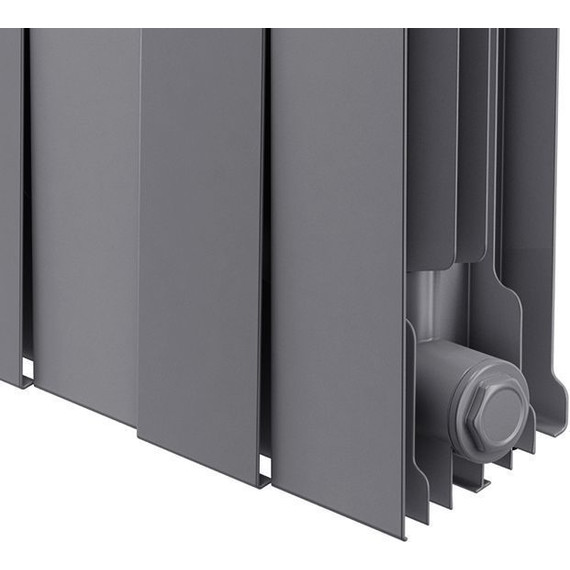 Радиатор Royal Thermo Piano Forte 350 Silver Satin 960х380 мм (12 секций) - фото 2