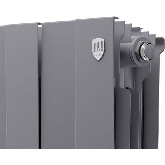Радиатор Royal Thermo Piano Forte 350 Silver Satin 960х380 мм (12 секций) - фото 3