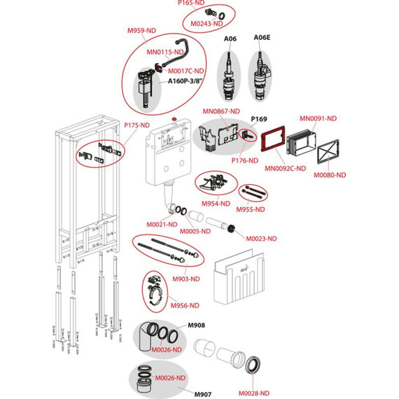 Инсталляция для подвесного унитаза Alcaplast Solomodul AM116/1300H для людей с ограниченными физическими возможностями - фото 4