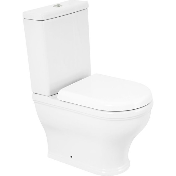 Унитаз-компакт безободковый Cezares Giubileo CZR-165-CPR - фото 