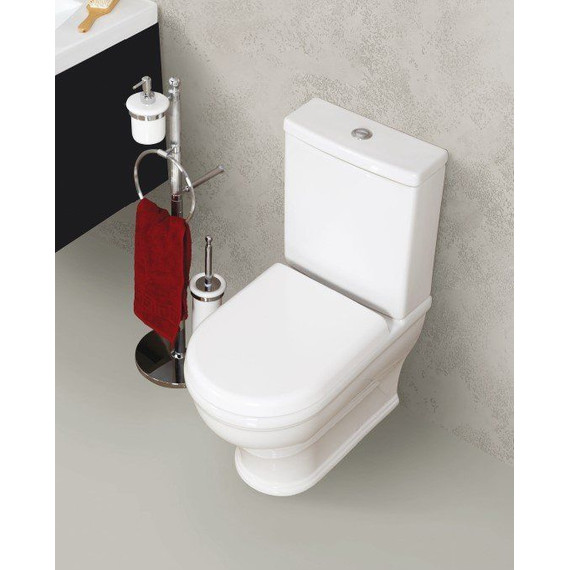 Унитаз-компакт безободковый Cezares Giubileo CZR-165-CPR - фото 10