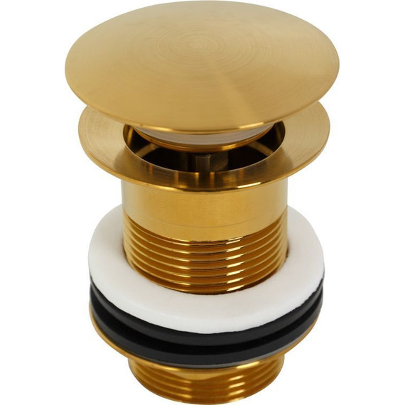 Донный клапан Cezares ECO-SC-BORO, брашированное золото - фото 2