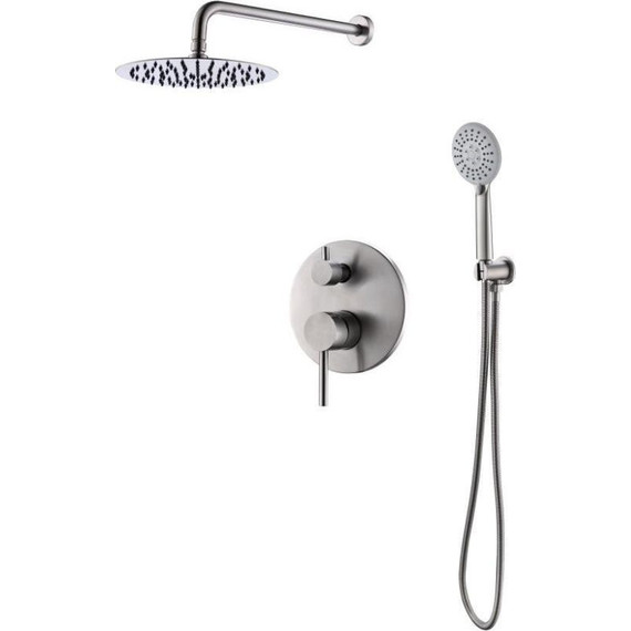 Душевая система для душа BelBagno ETNA-SET-DDS-IN, сатин - фото 