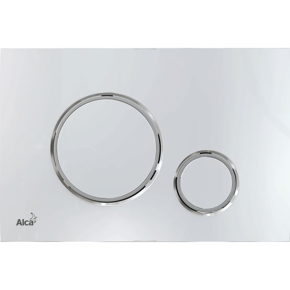 Кнопка смыва Alcaplast Thin M771, хром глянец/хром матовый - фото 
