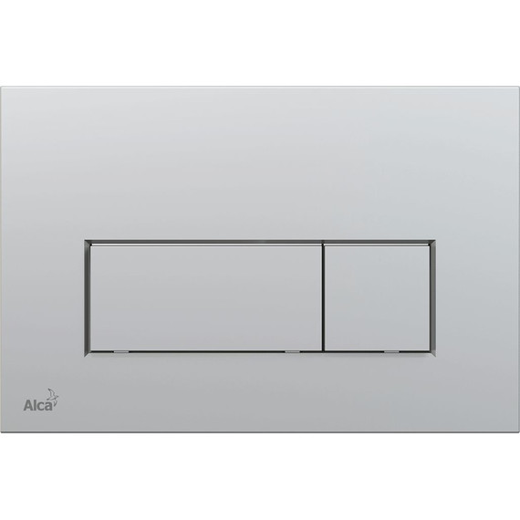 Кнопка смыва Alcaplast Thin M572, хром матовый - фото 