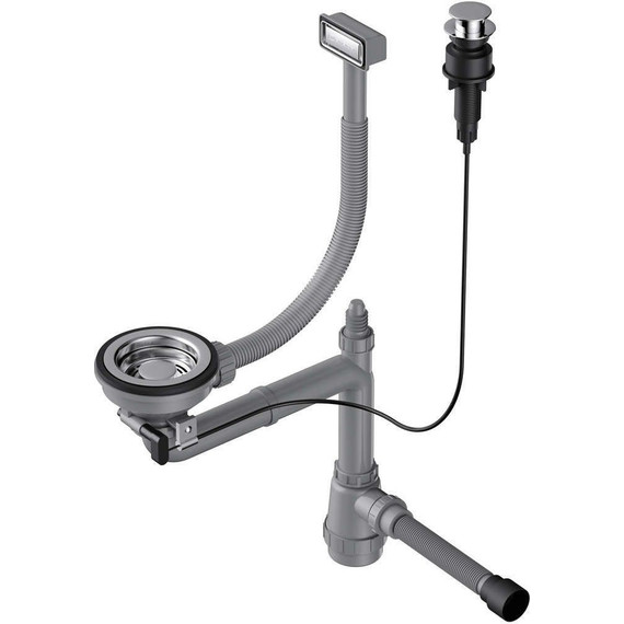 Арматура для кухонной мойки Omoikiri WK-1-A IN 4956468, нержавеющая сталь - фото 