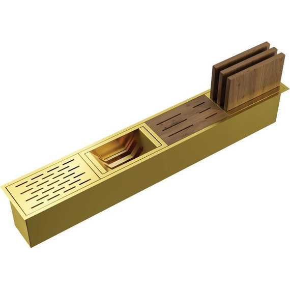 Встраиваемая сушилка для посуды Omoikiri DRY-01 LG 4999012, светлое золото - фото 