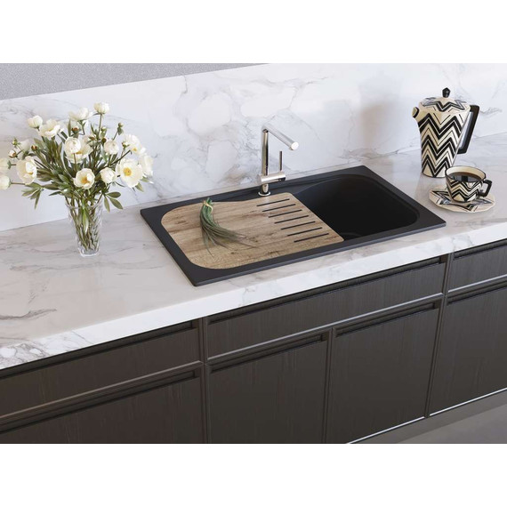 Разделочная доска Omoikiri CB-MARU 86 4999030, дуб - фото 3