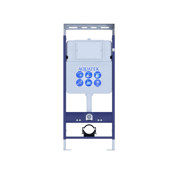 Инсталляция для унитаза Aquatek Easy Fix 50 1130х500х100 мм INS-0000010 (звукоизоляционная прокладка и крепление к стене в комплекте) - фото 3