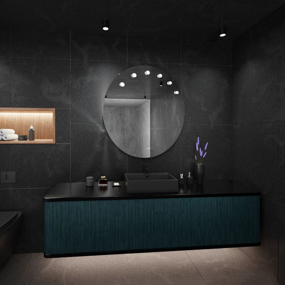 Зеркало Azario Nicole Led 100 см - фото 3