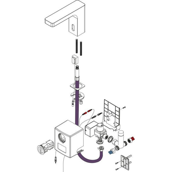 Смеситель для раковины сенсорный Timo Torne 4313/00F - фото 10