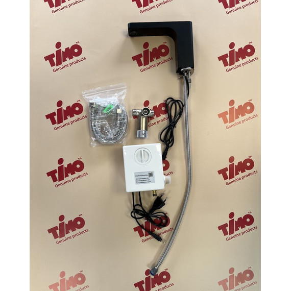 Смеситель для раковины сенсорный Timo Torne 4313/03F, черный - фото 2