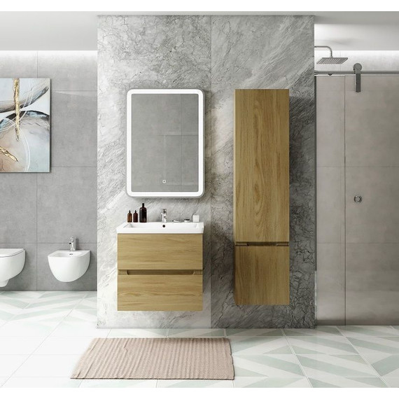 Пенал подвесной Art&Max AM-Techno-1600-AC-SO-LW674-R 40 см, дуб мадейра янтарь - фото 2