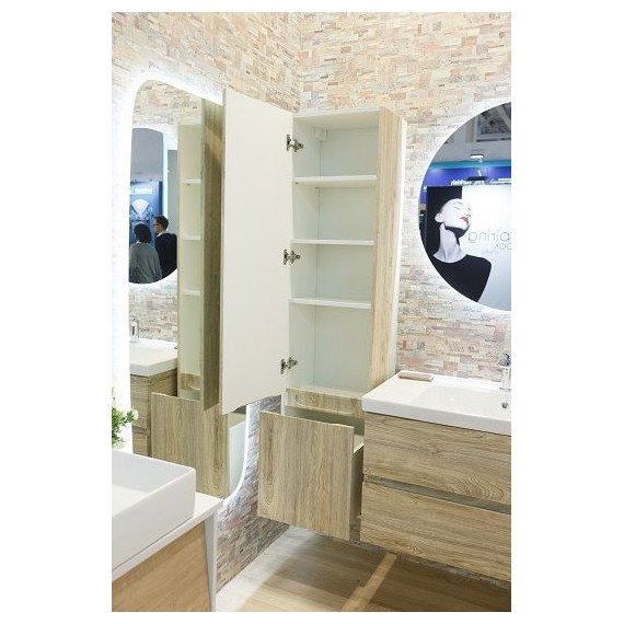 Пенал подвесной Art&Max AM-Techno-1600-AC-SO-LW823-L 40 см, дуб мелфорд - фото 5