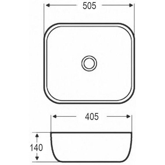 Раковина-чаша Azario 50 см AZ-2143 SP - фото 3