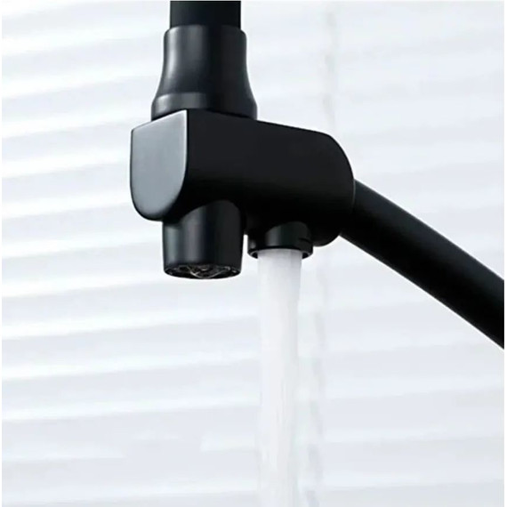 Смеситель для кухни Haiba HB76855-7, чёрный матовый - фото 4