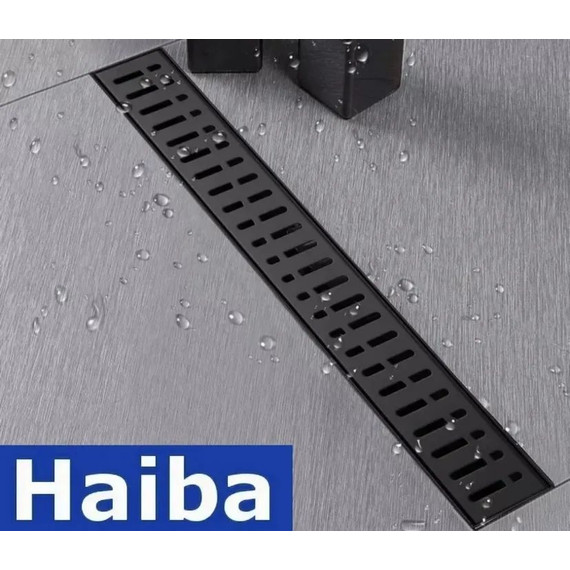 Трап Haiba 60 см HB93600-7, нержавеющая сталь, чёрный матовый - фото 10
