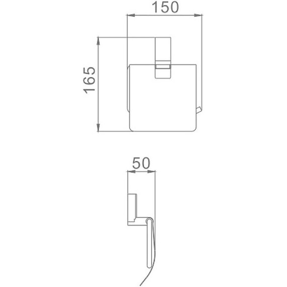 Держатель для туалетной бумаги Haiba HB8803 - фото 2
