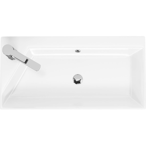 Тумба универсальная с раковиной Dreja Slim 65 см 99.0401, белый глянцевый - фото 14