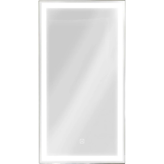 Зеркало-шкаф Art&Max Techno Led 35 см AM-Tec-350-650-1D-L-DS-F-Nero, черный матовый - фото 8