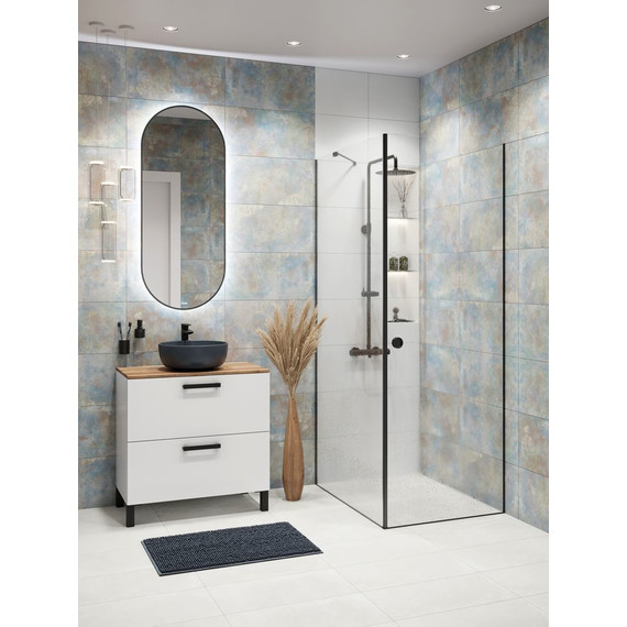 Зеркало Cersanit Eclipse Smart Led 50 см 64151, черный - фото 3