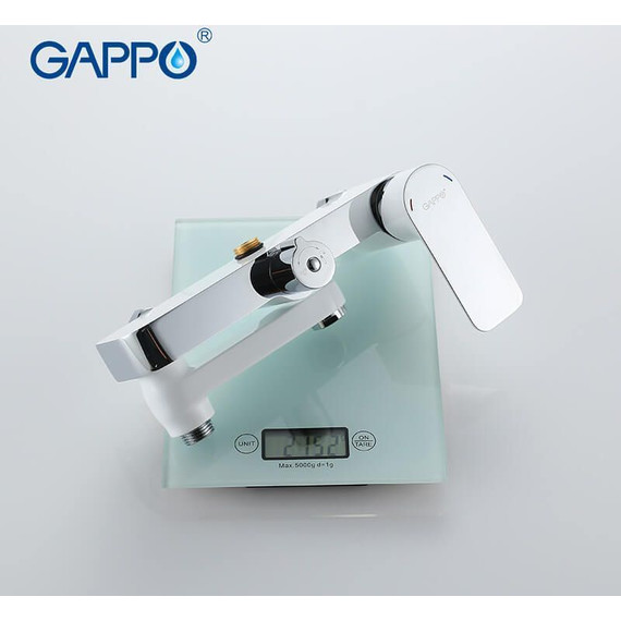 Душевая стойка Gappo G2448-8, белый/хром - фото 6