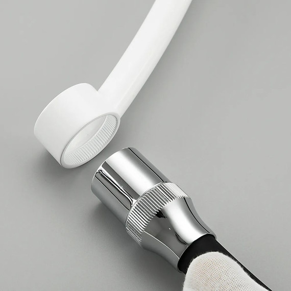 Смеситель для кухни Gappo G4048-8, белый/черный - фото 6