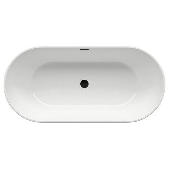 Ванна отдельностоящая Ravak Freedom O 169х80 см XC00100032 (чёрный слив) - фото 