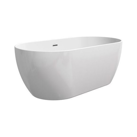 Ванна отдельностоящая Ravak Freedom O 169х80 см XC00100032 (чёрный слив) - фото 3