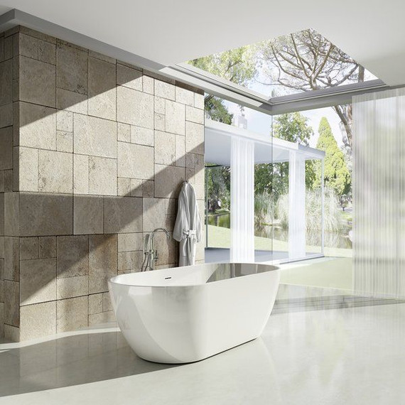 Ванна отдельностоящая Ravak Freedom O 169х80 см XC00100032 (чёрный слив) - фото 6