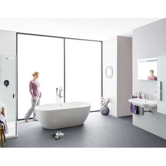 Ванна отдельностоящая Ravak Freedom O 169х80 см XC00100032 (чёрный слив) - фото 8