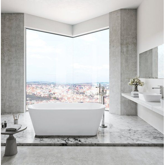 Ванна отдельностоящая Ravak Solo 178х80 см XC00100036 (чёрный слив) - фото 5