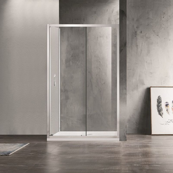 Душевое ограждение Azario Milton 120х80 см AZ-ND1131 R 1200, хром/прозрачное - фото 2