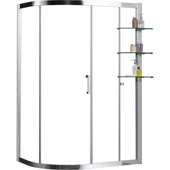 Душевое ограждение Azario Victoria AZ-NNQ2131-1-L 120х90 см (стекло 8 мм) хром/прозрачное - фото 2