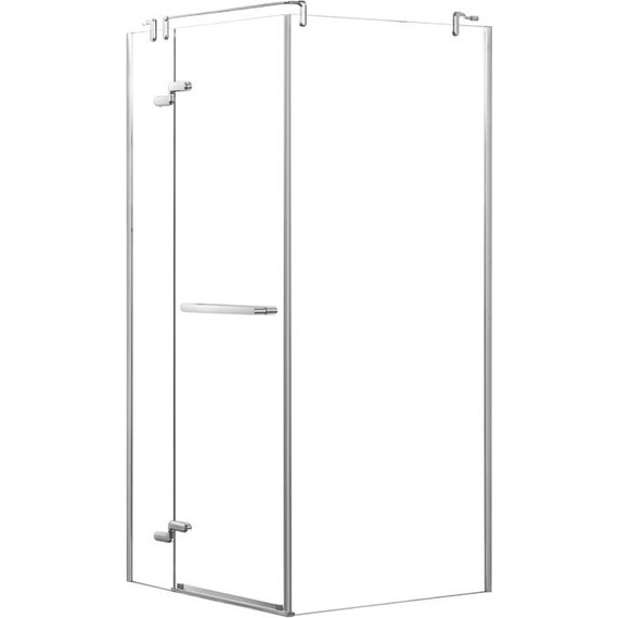 Душевое ограждение Azario Montreal AZ-NWG1231-L 90х90 см (стекло 8 мм) алюминий/прозрачное - фото 2