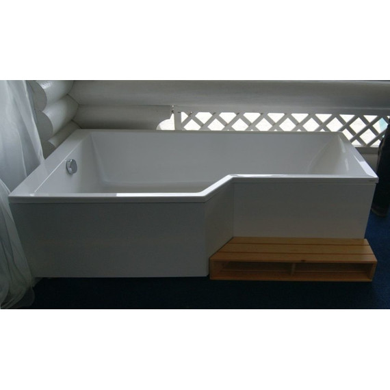 Ванна акриловая Jacob Delafon Bain Douche Neo 170х90 см L E6D002L-00 с ножками, Размер - мм: 1700х900 - фото 5