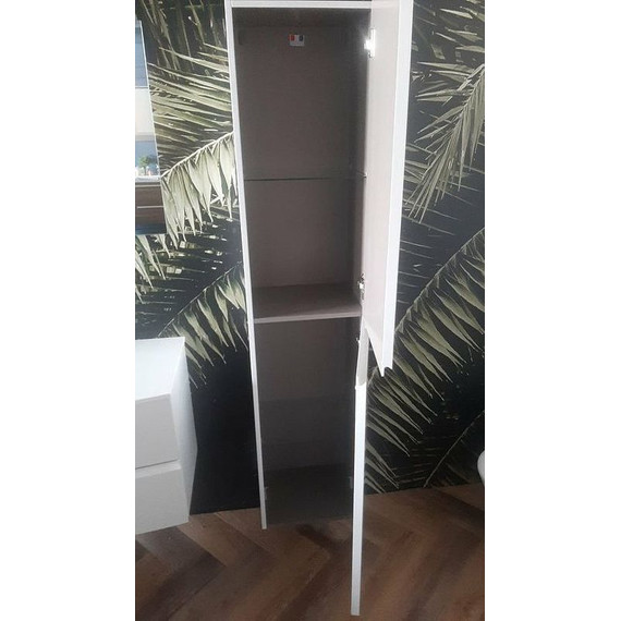 Пенал подвесной Jacob Delafon Nona 30x147 см R EB1892RRU-G1C, белый глянцевый - фото 4