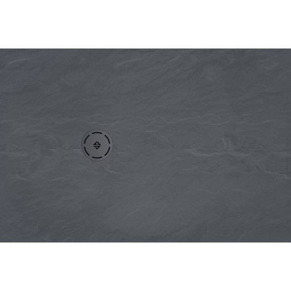 Каменный поддон Jacob Delafon Singulier 140x90 см E67025-NAD, серый сланец - фото 