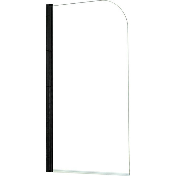 Шторка для ванны Azario Merrit 70х150 см NF6211 BLACK, черный/прозрачное - фото 