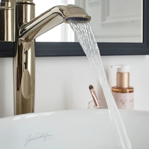 Смеситель для раковины высокий Jacob Delafon Cleo 1889 E24309-BGG, золото - фото 3